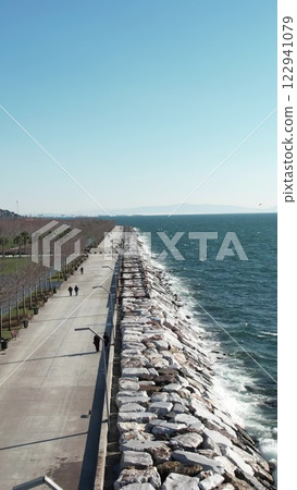 Shoreline Aerial Drone Shoreline Aerial Drone 122941079