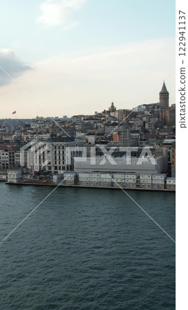 Aerial Istanbul Karakoy 122941137