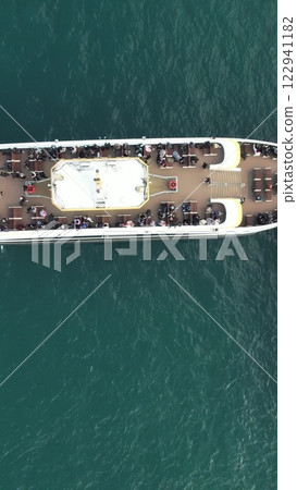 Timelapse Ferry At Pier 122941182