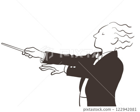 導體的簡單線條畫 122942081