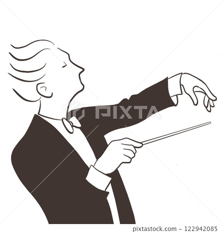 導體的簡單線條畫 導體的簡單線條畫 122942085