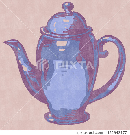 茶壺的例證 122942177