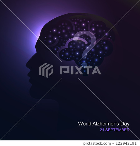 World Alzheimers Day concept World Alzheimers Day concept 122942191