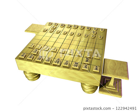 Shogi (3DCG) transparent material 122942491