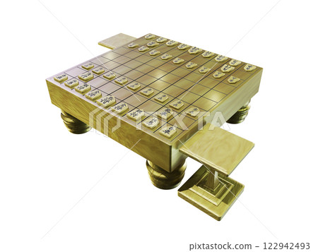 Shogi (3DCG) transparent material 122942493