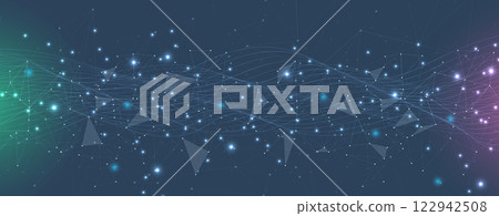 Futuristic neural network concept Futuristic neural network concept 122942508
