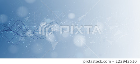 Futuristic neural network concept 122942510