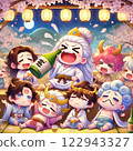 Cute gods who love cherry blossom viewing AI images 122943327