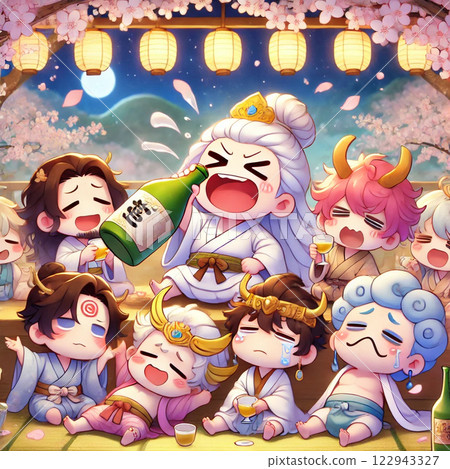 喜愛賞櫻花的可愛神仙 AI 圖像 喜愛賞櫻花的可愛神仙 AI 圖像 122943327