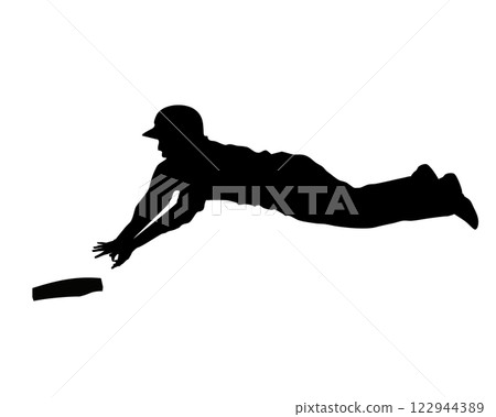 Dynamic head sliding silhouette Dynamic head sliding silhouette 122944389