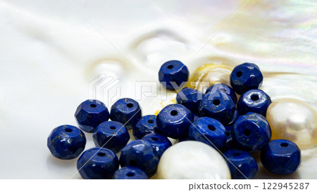 Lapis lazuli button cut Lapis lazuli button cut 122945287