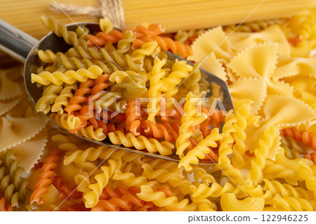 Pasta noodles for cooking Italian food. Pasta noodles for cooking Italian food. 122946225