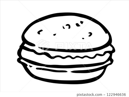 macaron, vector, macaroon 122946636