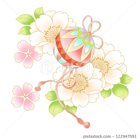 櫻花和球 122947091