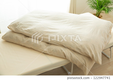 Bedroom futon, bed and mattress Bedroom futon, bed and mattress 122947741