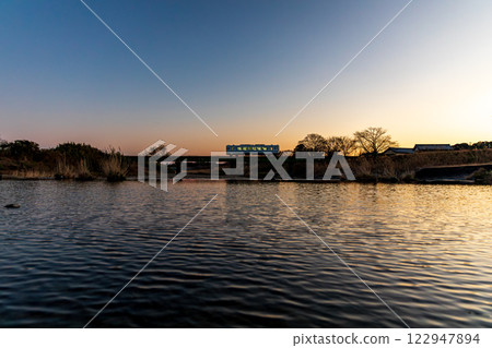 Hatakama, Kakegawa City, Shizuoka Prefecture Tenryu Hamanako Railway and scenery along the line 122947894