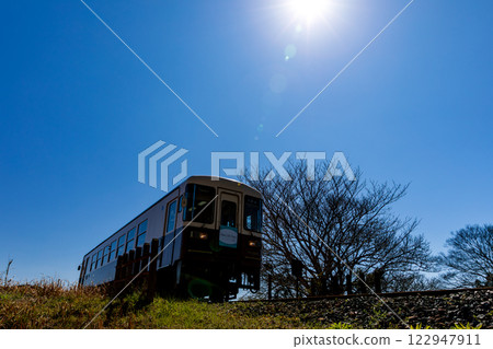 Hatakama, Kakegawa City, Shizuoka Prefecture Tenryu Hamanako Railway and scenery along the line 122947911