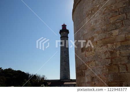 Phare des baleines, whale lighthouse,  ile de Re island, france 122948377