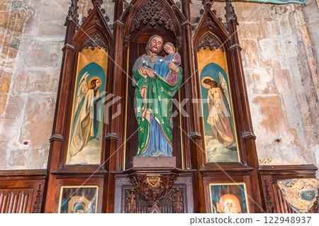 Collegiate church of our lady, Les Andelys, France Collegiate church of our lady, Les Andelys, France 122948937