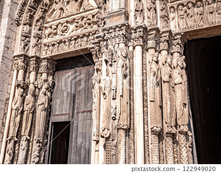 Cathedral of Our Lady of Chartres , France, exteriors 122949020