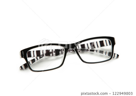 Glasses isolated on white with clipping path. Glasses isolated on white with clipping path. 122949803