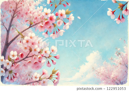 櫻花和藍天 櫻花和藍天 122951053