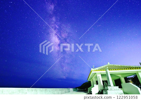 Okinawa's magnificent view: the Milky Way Galaxy / Shiraho Beach, Ishigaki City, Okinawa Prefecture 122951058