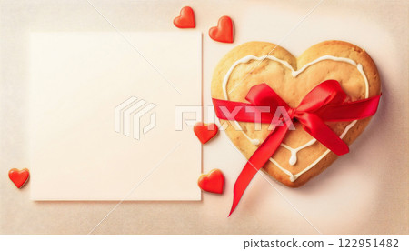 the Perfect Heart Shaped Butter Cookies as Sweet Gifts for Valen 122951482