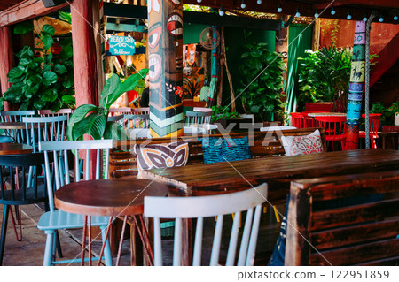 Vung Tau Beach with Blue Sky Flowers and Mother Mary Statue Scenic Coastal View with Coffee Shop Nearby High quality photo Vung Tau Beach with Blue Sky Flowers and Mother Mary Statue Scenic Coastal View with Coffee Shop Nearby High quality photo 122951859