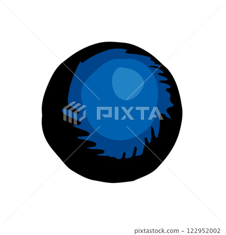 Vector drawing. Small Asteroid in the sky Vector drawing. Small Asteroid in the sky 122952002
