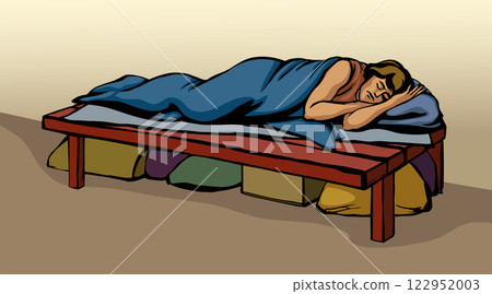 Vector drawing. Hold of an ancient ship Vector drawing. Hold of an ancient ship 122952003