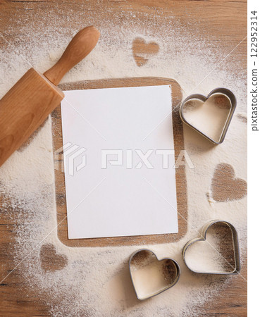 Celebrate Valentine's Day with Heart-Shaped Butter Cookies Made 122952314