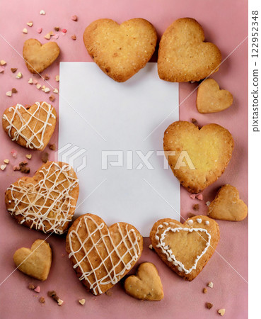 Delight Your Valentine with Homemade Butter Heart Cookies Perfec Delight Your Valentine with Homemade Butter Heart Cookies Perfec 122952348