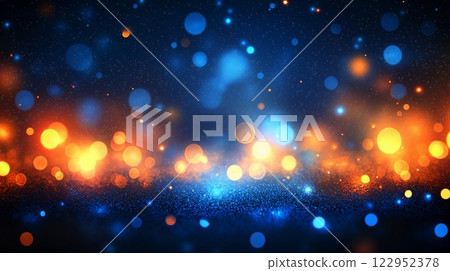 Twinkling lights and rain drops create a magical night sky backdrop Twinkling lights and rain drops create a magical night sky backdrop 122952378