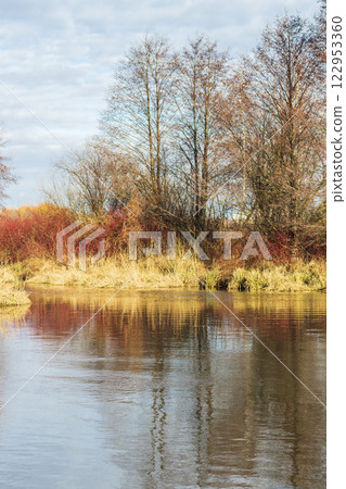 Shot of the river at autumn Shot of the river at autumn 122953360