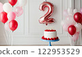 2 歲生日派對裝飾品 122953529