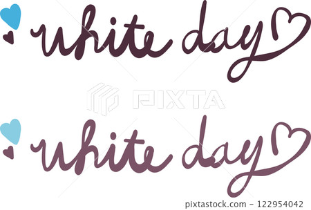 A set of handwritten English letters for White Day A set of handwritten English letters for White Day 122954042