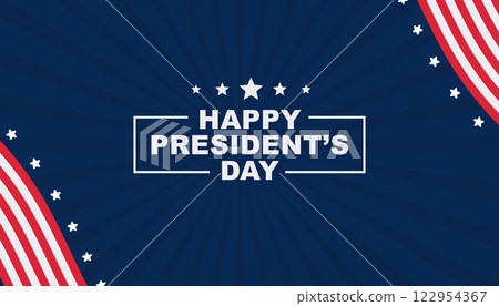 President's Day Background Design. Banner, Poster, Greeting Card. Vector Illustration. President's Day Background Design. Banner, Poster, Greeting Card. Vector Illustration. 122954367