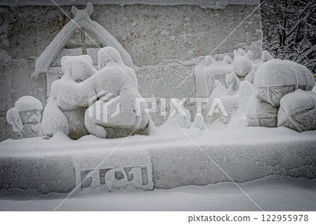 Hokkaido, Main Street, Snow Festival Scenery 122955978