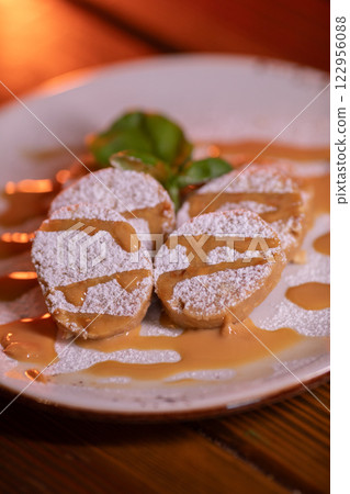 Delicious and beautifully photographed dessert Delicious and beautifully photographed dessert 122956088