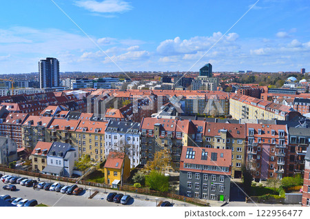 Panoramic view of Aarhus from ARoS art museum, Denmark Panoramic view of Aarhus from ARoS art museum, Denmark 122956477