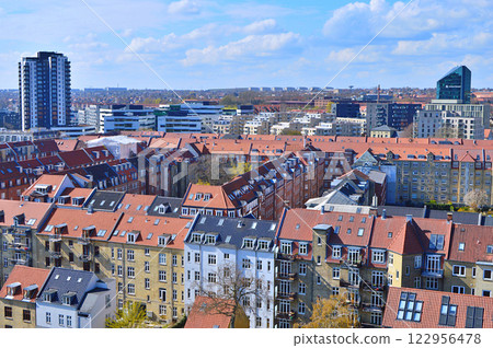 Panoramic view of Aarhus from ARoS art museum, Denmark Panoramic view of Aarhus from ARoS art museum, Denmark 122956478