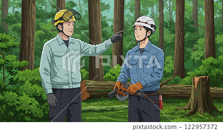 Workers receiving forest management training [education, training, safety] 122957372