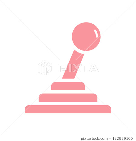 Gearshift Icon. Gearshift Flat Icon Symbol Vector Illustration 122959100