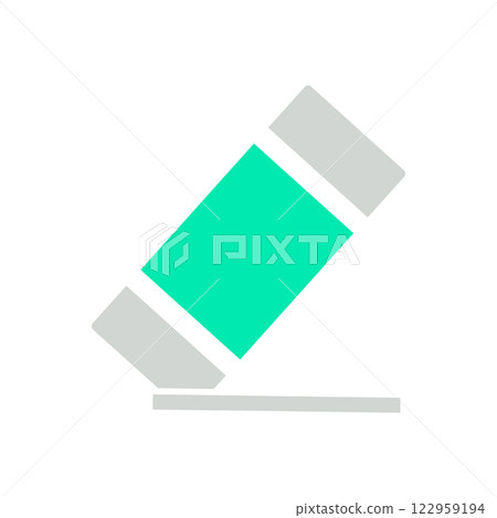Eraser Icon. Eraser Flat Icon Symbol Vector Illustration Eraser Icon. Eraser Flat Icon Symbol Vector Illustration 122959194