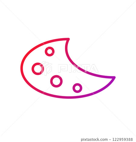 Color plate Gradient Icon Vector Illustration Color plate Gradient Icon Vector Illustration 122959388