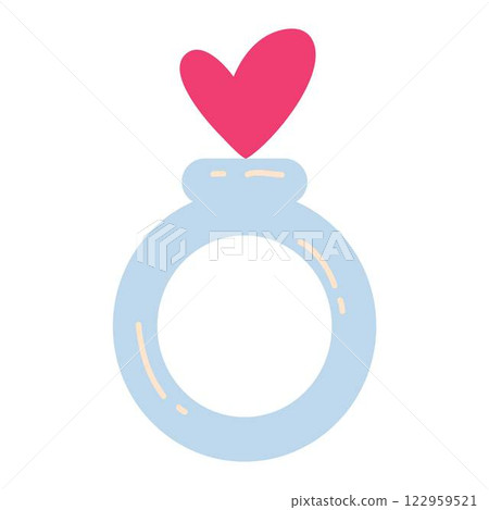 ring valentine's day design elements ring valentine's day design elements 122959521