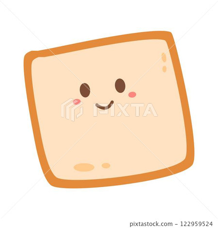 Sliced Loaf of Bread illustration 122959524