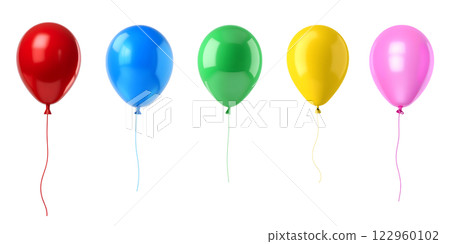 Illustration of colorful balloons 122960102