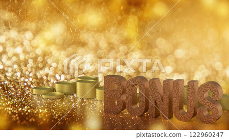 Bonus for Reword for Job or Business concept 3d Rendering. Bonus for Reword for Job or Business concept 3d Rendering. 122960247